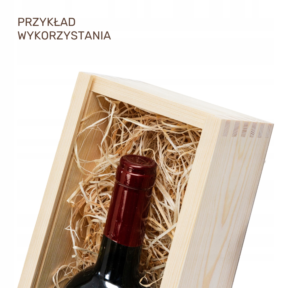Wełna Drzewna 1kg Wypełniacz do Prezentów Sianko EKO RobiWood - obrazek 2