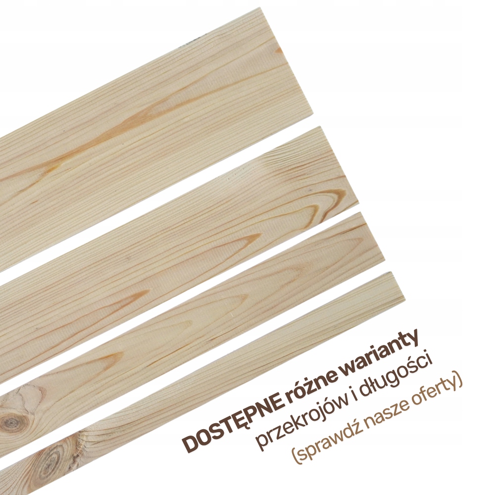 Listwa drewniana Sosnowa Strugana 10x110x2000 mm Deska RobiWood - obrazek 5