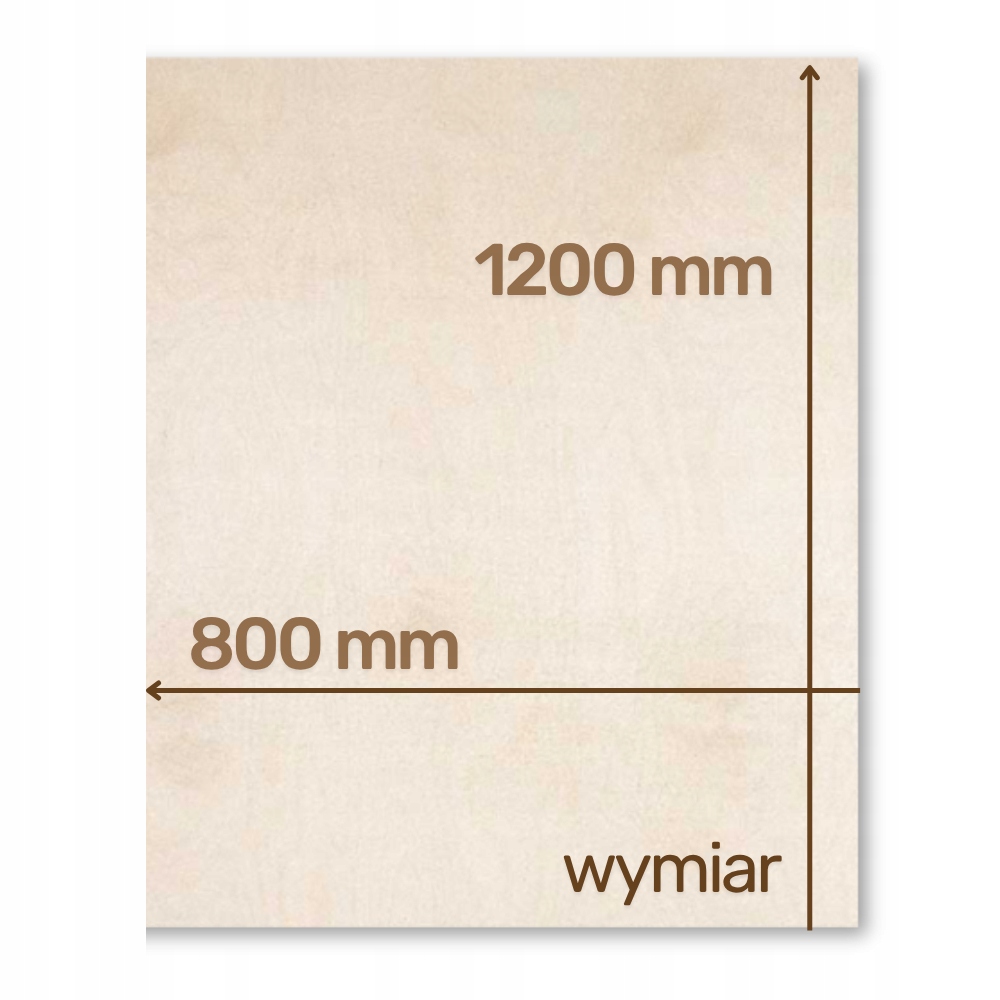 Sklejka Brzozowa do Lasera 3mm (1200x800 mm) 1szt CNC RobiWood - obrazek 2