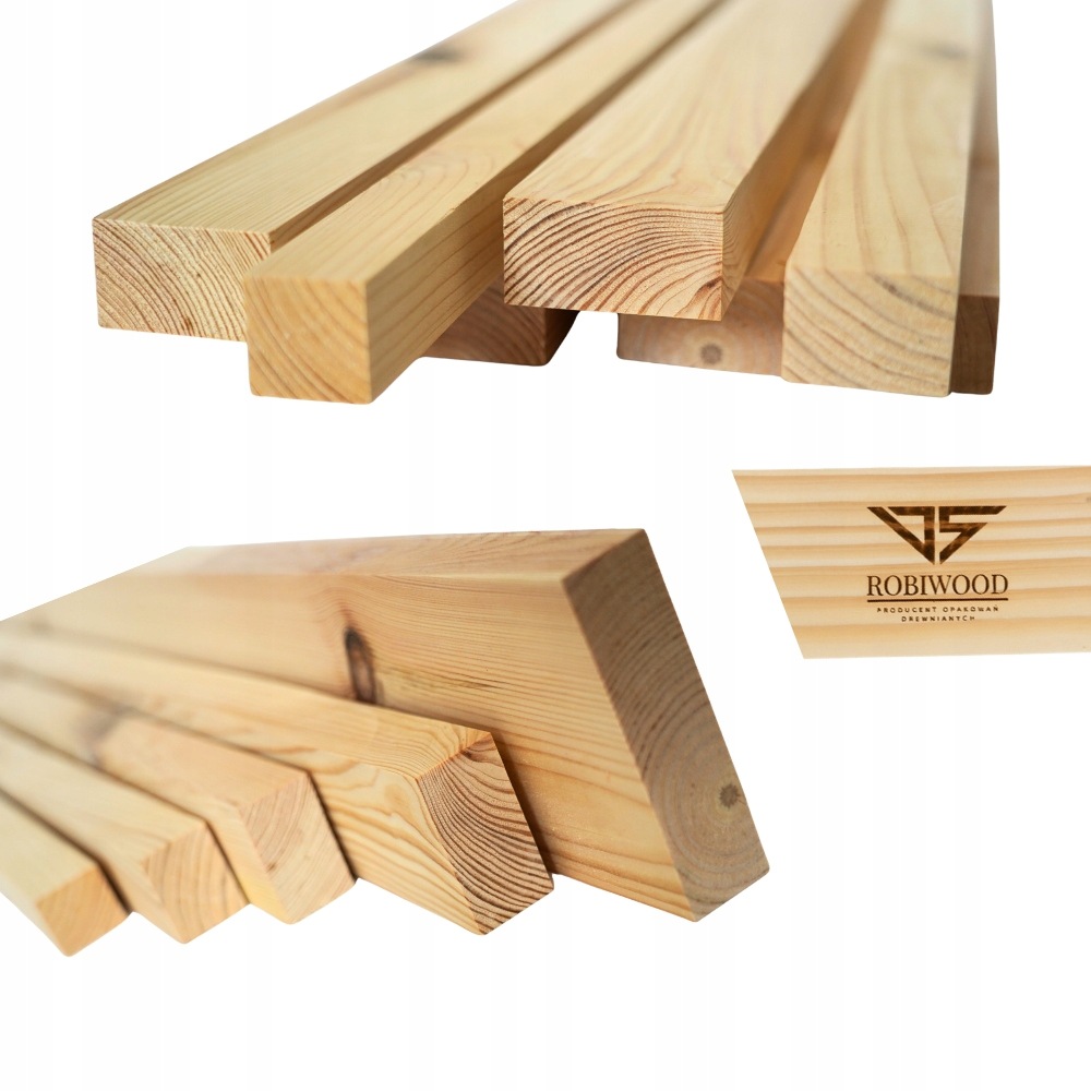 Kantówka drewniana Sosnowa Strugana 30x110x2000 mm Deska RobiWood - obrazek 3